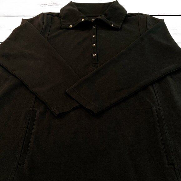 J. Jill Fit Double Knit Snap Collared Tunic Women's Size 2XL - Picture 8 of 13